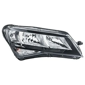 Skoda Superb 2015-2019 Farol Duplo Direito Regulação Elétrica + Motor H7