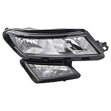 Skoda Kodiaq 2017-2021 Dubbele Koplamp Voor Rechts Zonder Mistlamp + Motor H7