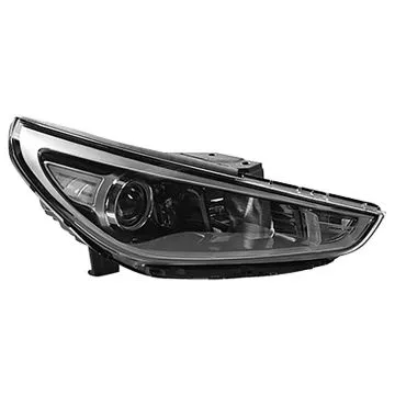 Hyundai I30 5D 2017-2020 Double Headlight Right Electric Adjustment + Motor With Corner Light H7
