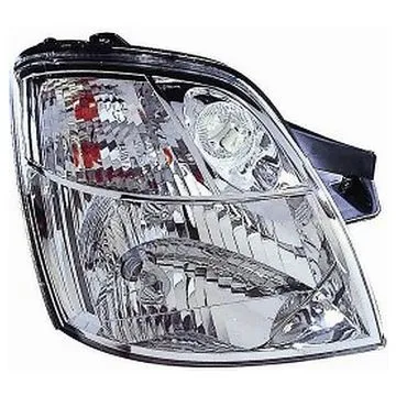 Kia Picanto 2004-2007 Farol Direito Sem Regulação Electrónica Com Pisca H4