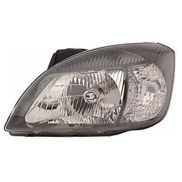 Kia Rio 2009-2011 Farol Esquerdo Regulação Elétrica + Motor Com Pisca Preto H4