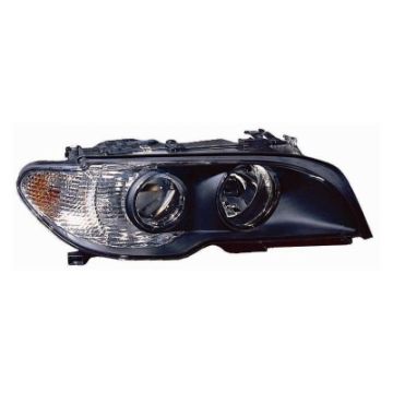 BMW E46 03-06 Coupe/Cabrio Koplamp Rechts Zwart