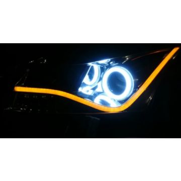 DRL LED ORANJE 30 cm Flexibel 36xLED