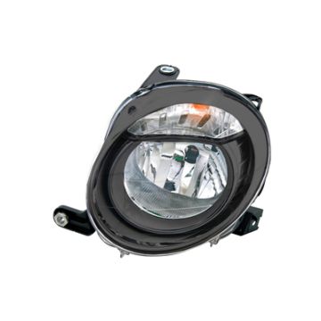 Fiat 500 2007-2015 Czarny Reflektor Lewy