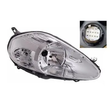Fiat Grande Punto 2006-2008 Farol Direito Com Pisca H4