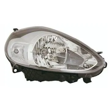 Fiat Punto/Punto Evo Faro Destro Regolazione Elettrica + Motore Con Indicatore di Direzione Con Luce Diurna H4