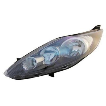 Ford Fiesta 2008-2013 Czarny Reflektor Lewy