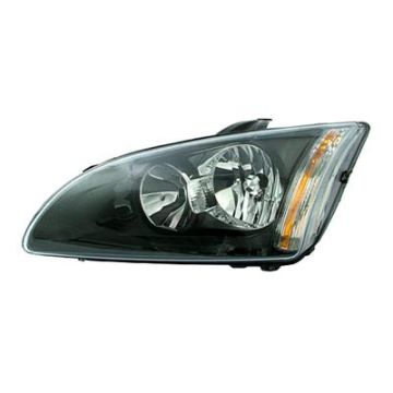 Ford Focus 2004-2008 Zwart Koplamp Links