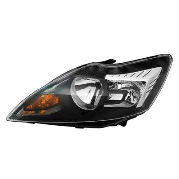 Ford Focus 2008-2011 Zwart/Chrome Koplamp Links