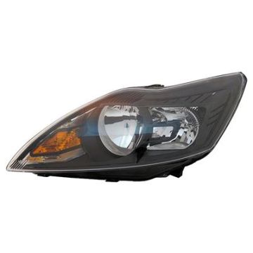 Ford Focus 2008-2011 Zwart Koplamp Links