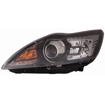 Ford Focus 2008-2011 Xenon Zwart Koplamp Links