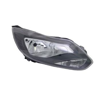 Ford Focus 2011-2014 Zwart Koplamp Rechts
