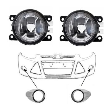 Fog light set Ford Focus 2011-2014