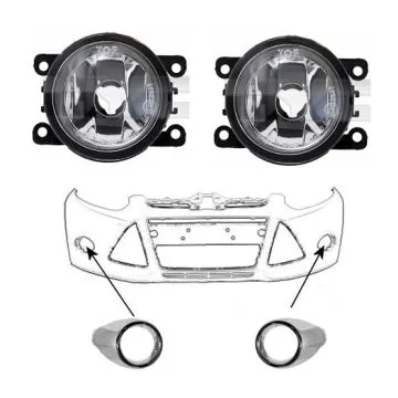 Conjunto Farol Antiniebla Ford Focus 2011-2014