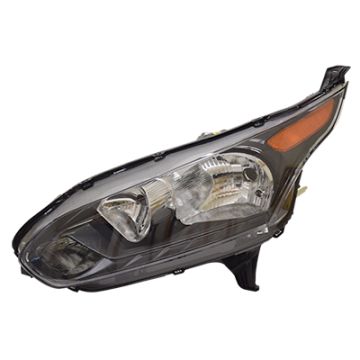 Ford Transit Connect 2015-2018 Black Headlight Left