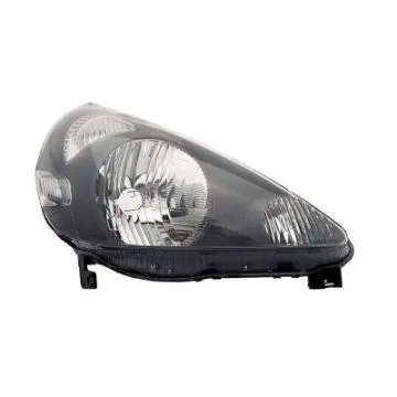 Honda Jazz 2002-2004 Faro Sinistro Con Indicatore Di Direzione Regolazione Elettrica Senza Motore Nero H4