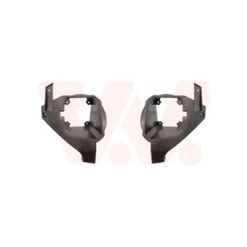 Support feu antibrouillard noir Peugeot Partner 2003-2009