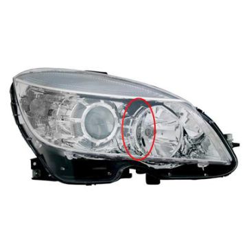 Mercedes C W204 10/2007-2010 Koplamp Rechts