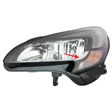 Opel Corsa E 2014-2019 Faro Doble Izquierdo Ajuste Eléctrico + Motor Cromo H7 LED