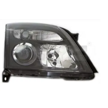 Opel Vectra C 2002-2005 Preto Hella Farol Direito Com Pisca Vidro Fumado H7 Hella