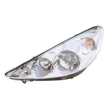 Peugeot 206+ 2009+ Farol Esquerdo Ajuste Elétrico + Motor Com Pisca H1+H7
