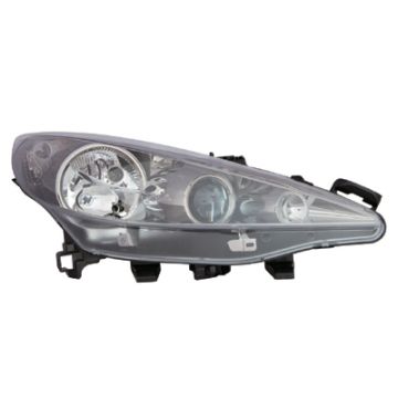 Peugeot 207 Bochtv. Zwart Koplamp Rechts