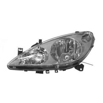 Peugeot 307 2000-2005 Koplamp + Mistlamp Links