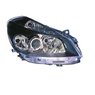 Renault Clio 2005-2008 Headlight Black Right