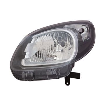 Renault Kangoo 2013-2021 Zwart Koplamp Links