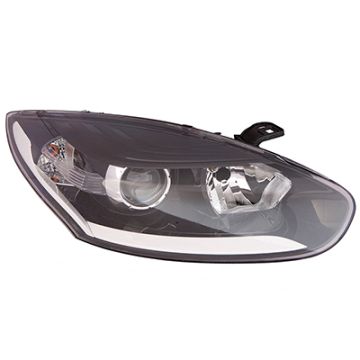 Renault Megane 2014-2016 Zwart/Wit Koplamp Rechts