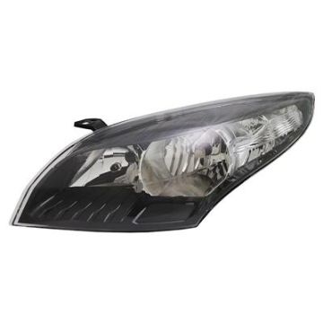 Renault Megane 2009-2012 Black Headlight Left