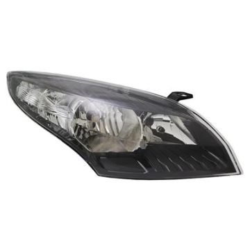 Renault Megane 2009-2012 Zwart Koplamp Rechts