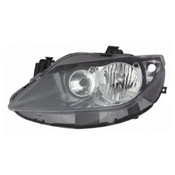 SEAT Ibiza 2008-2012 Double Phare Gauche Réglage Électrique Noir H7