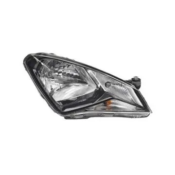 SEAT Mii 2012-2019 Scheinwerfer Rechts Elektrische Verstellung Mit Blinker Schwarz H4