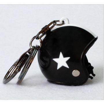 Sleutelhanger Scooter Helm Zwart