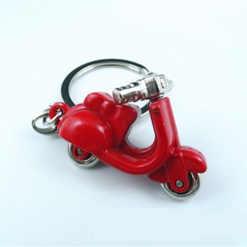 Sleutelhanger Scooter Rood