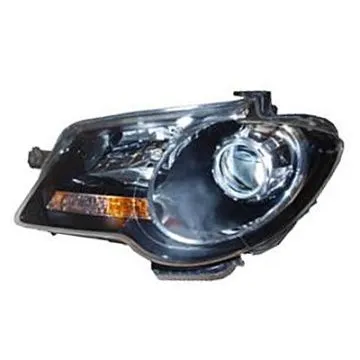 Volkswagen Touran 2006-2010 Faro Negro Izquierdo Ajuste Eléctrico + Motor Negro H7 AL