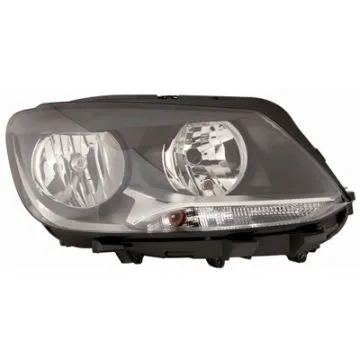 VW Caddy 2010-2015 H7 OES Faro Derecho Ajuste Eléctrico + Motor H15+H7 AL