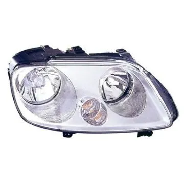 Volkswagen Caddy 2004-2010 OES Faro Derecho Ajuste Eléctrico + Motor Con Intermitente H1+H7 Visteon