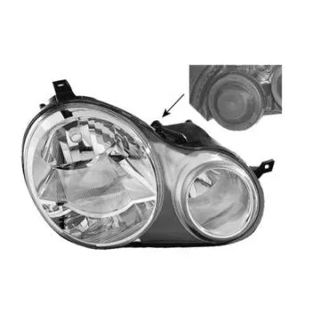 VW Polo 9N 2001-2005 +El.Mot. Phare Droit Réglage Électrique + Moteur Avec Clignotant
