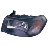 Ford Transit 2000-2006 Black Headlight Left