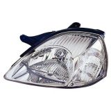 Kia Rio 2002-2005 Headlight White Left