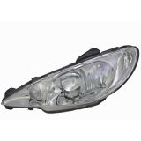 Peugeot 206 H7+H1 Helder Glas Koplamp Links