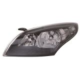 Renault Megane 2012-2013 Black Headlight Left